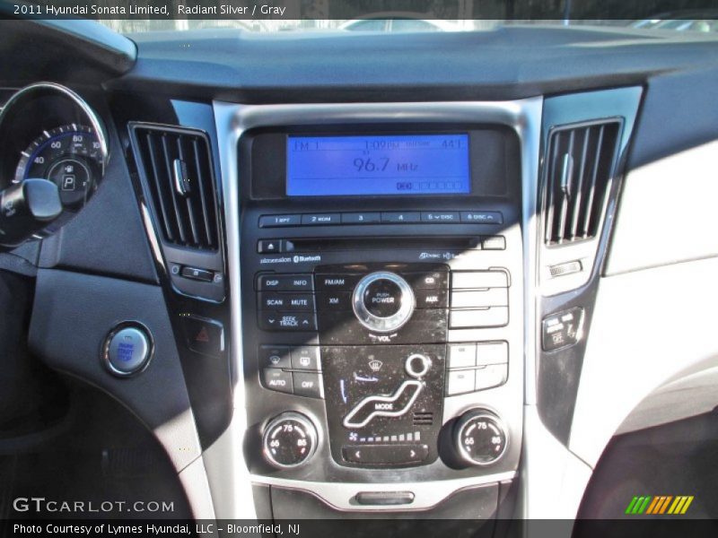 Radiant Silver / Gray 2011 Hyundai Sonata Limited