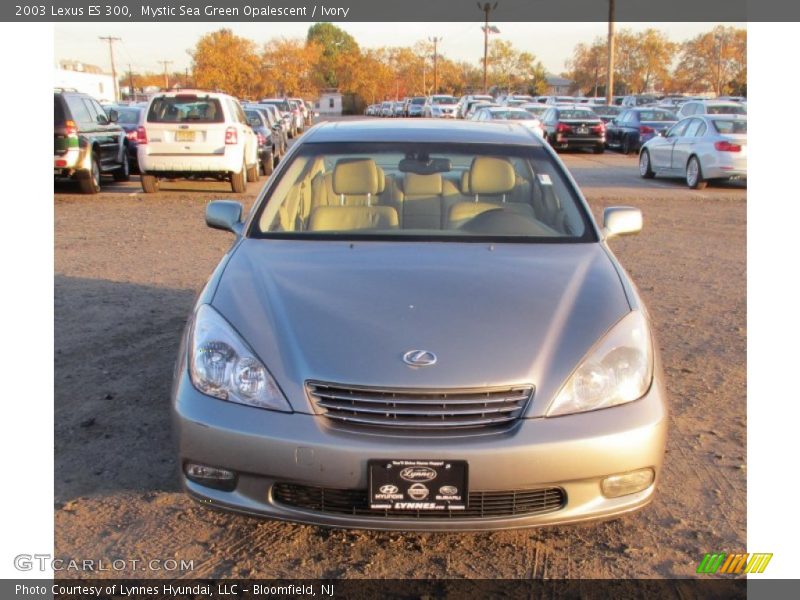Mystic Sea Green Opalescent / Ivory 2003 Lexus ES 300