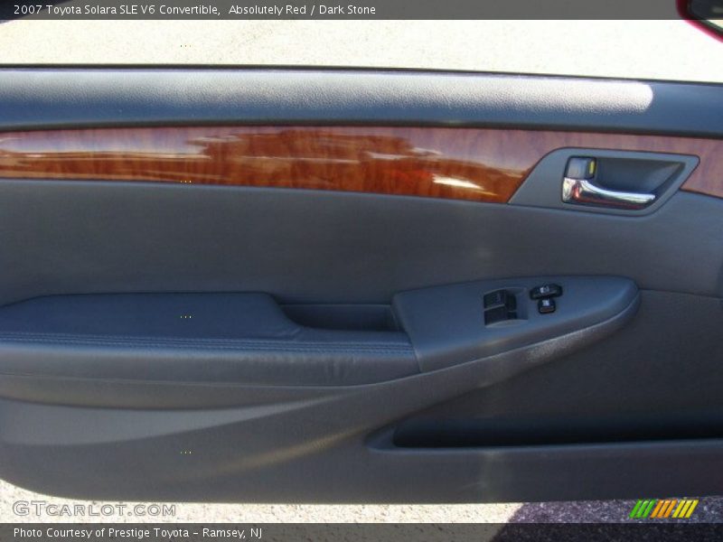 Absolutely Red / Dark Stone 2007 Toyota Solara SLE V6 Convertible