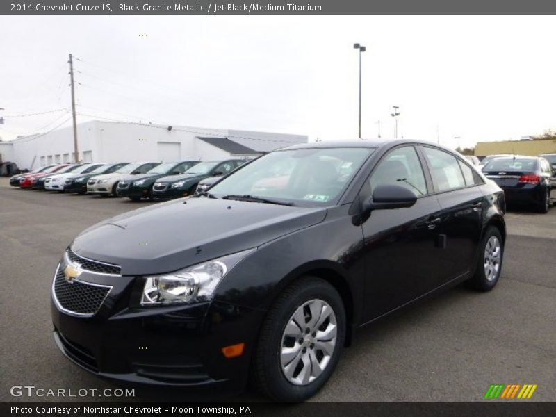 Black Granite Metallic / Jet Black/Medium Titanium 2014 Chevrolet Cruze LS