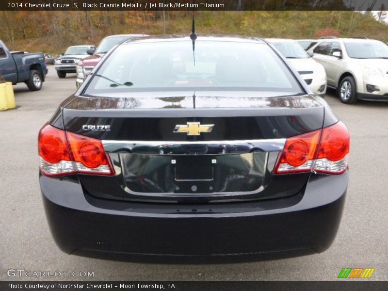 Black Granite Metallic / Jet Black/Medium Titanium 2014 Chevrolet Cruze LS