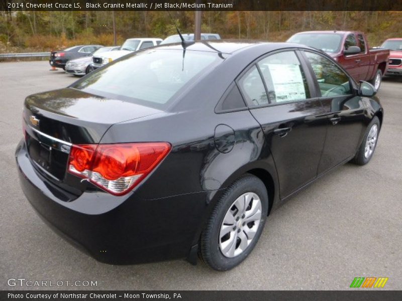 Black Granite Metallic / Jet Black/Medium Titanium 2014 Chevrolet Cruze LS