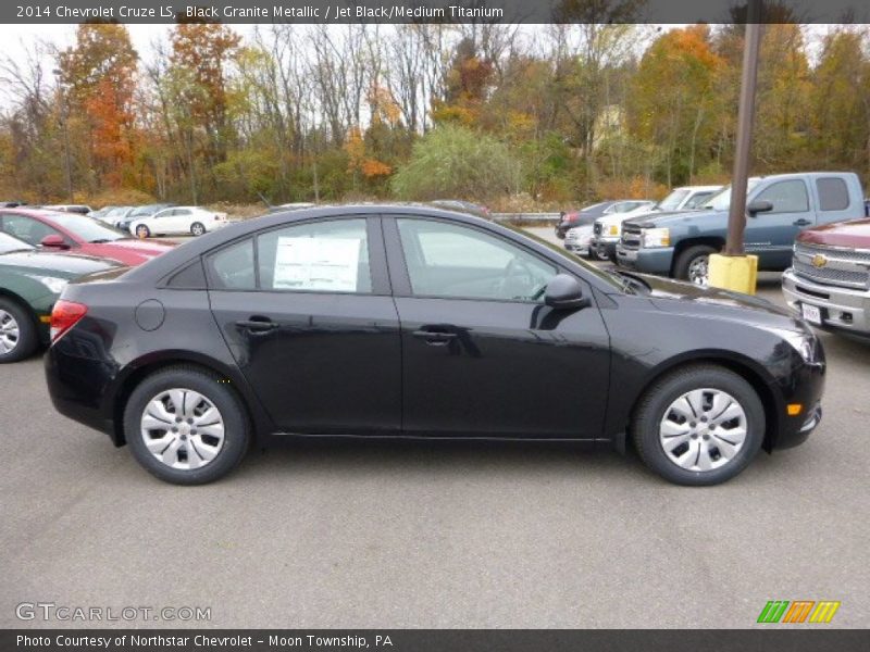Black Granite Metallic / Jet Black/Medium Titanium 2014 Chevrolet Cruze LS