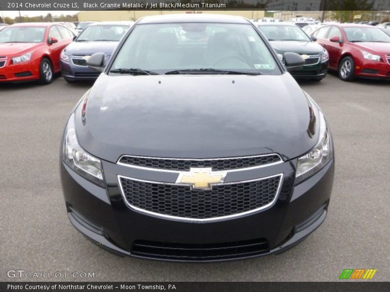 Black Granite Metallic / Jet Black/Medium Titanium 2014 Chevrolet Cruze LS