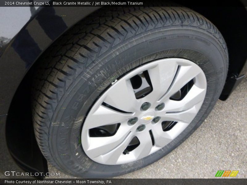 Black Granite Metallic / Jet Black/Medium Titanium 2014 Chevrolet Cruze LS