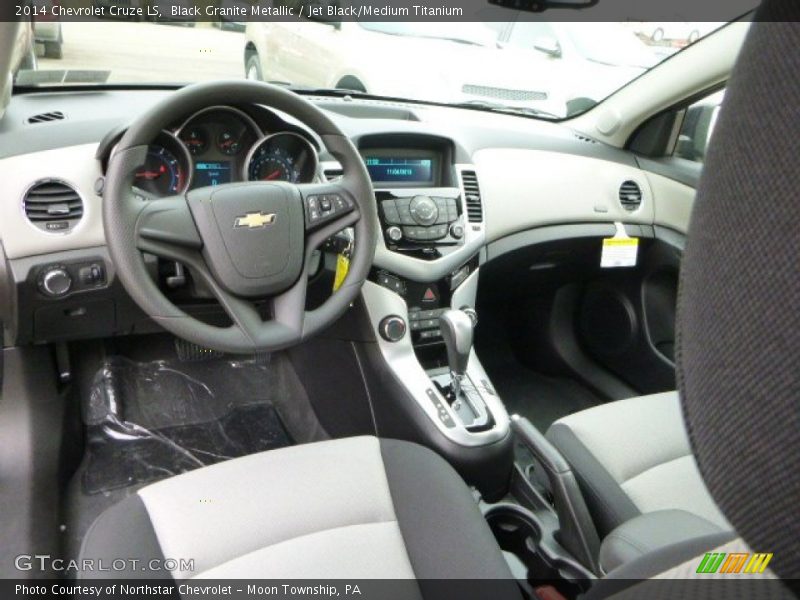 Black Granite Metallic / Jet Black/Medium Titanium 2014 Chevrolet Cruze LS