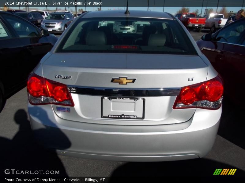 Silver Ice Metallic / Jet Black 2014 Chevrolet Cruze LT