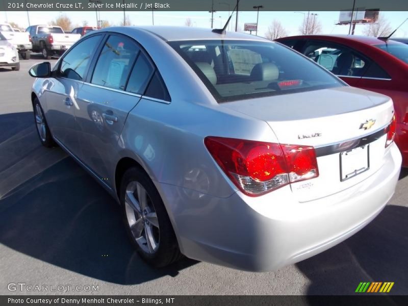 Silver Ice Metallic / Jet Black 2014 Chevrolet Cruze LT