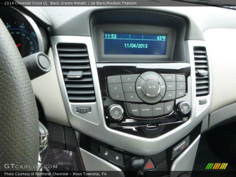 Black Granite Metallic / Jet Black/Medium Titanium 2014 Chevrolet Cruze LS