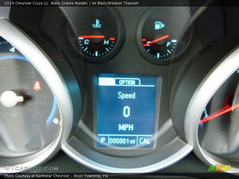 Black Granite Metallic / Jet Black/Medium Titanium 2014 Chevrolet Cruze LS