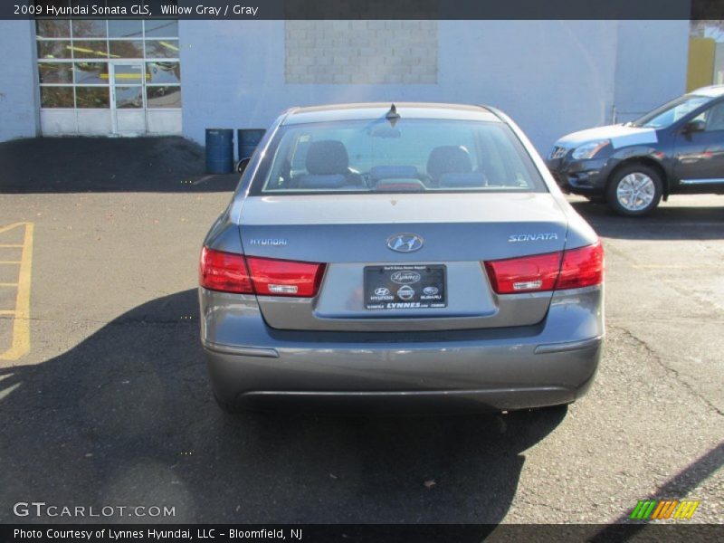 Willow Gray / Gray 2009 Hyundai Sonata GLS