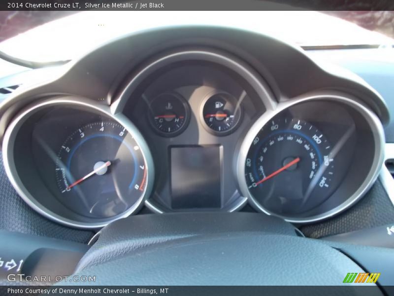 Silver Ice Metallic / Jet Black 2014 Chevrolet Cruze LT
