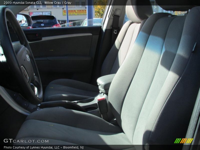 Willow Gray / Gray 2009 Hyundai Sonata GLS