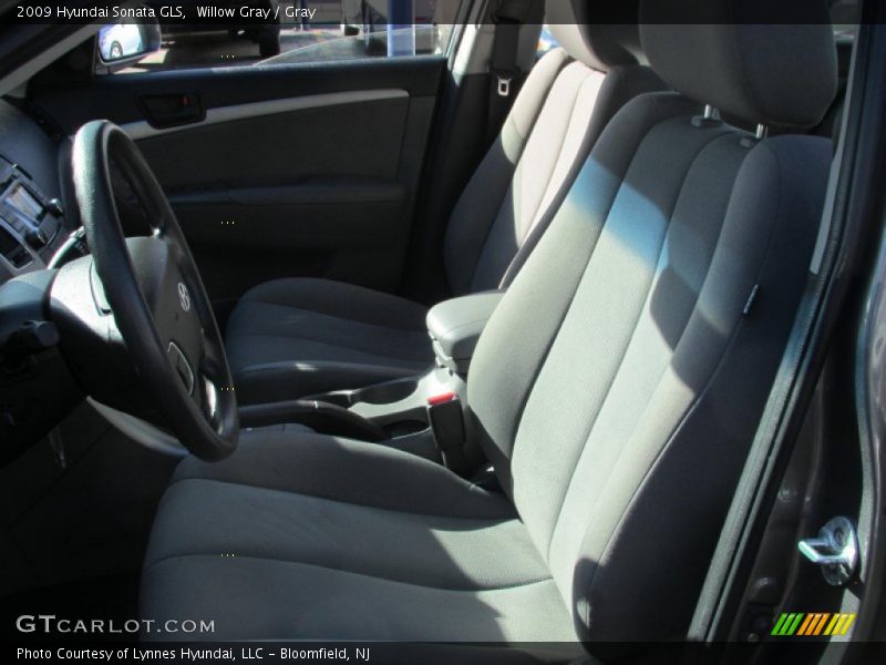 Willow Gray / Gray 2009 Hyundai Sonata GLS