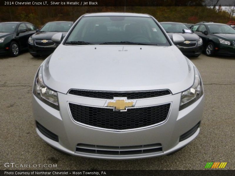 Silver Ice Metallic / Jet Black 2014 Chevrolet Cruze LT