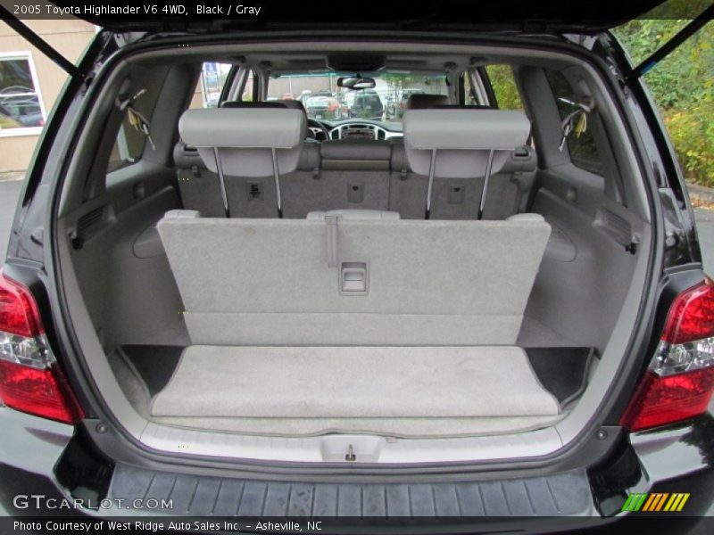 Black / Gray 2005 Toyota Highlander V6 4WD