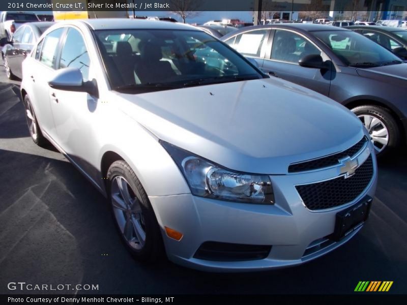 Silver Ice Metallic / Jet Black 2014 Chevrolet Cruze LT