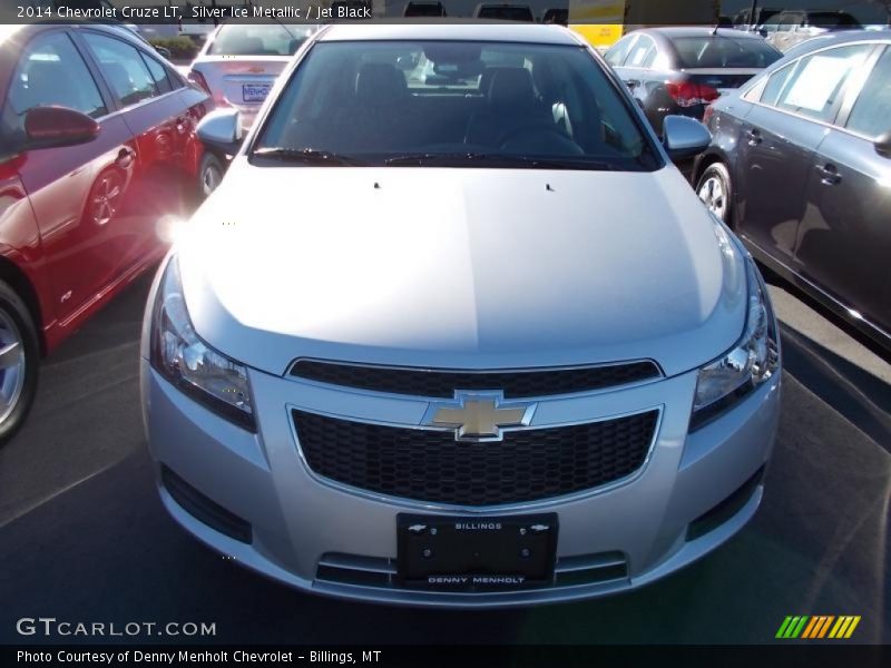 Silver Ice Metallic / Jet Black 2014 Chevrolet Cruze LT