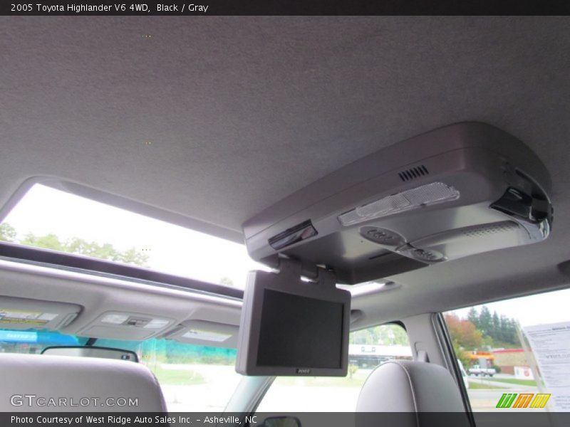 Black / Gray 2005 Toyota Highlander V6 4WD