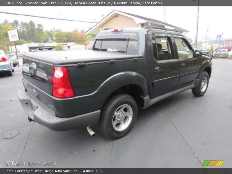 Aspen Green Metallic / Medium Pebble/Dark Pebble 2004 Ford Explorer Sport Trac XLS 4x4