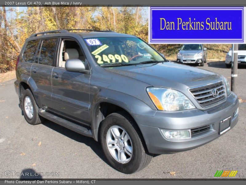 Ash Blue Mica / Ivory 2007 Lexus GX 470