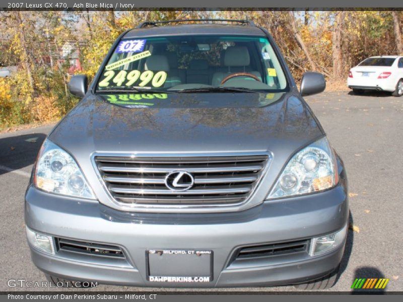 Ash Blue Mica / Ivory 2007 Lexus GX 470