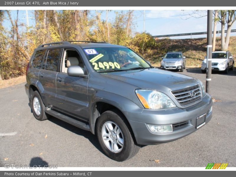 Ash Blue Mica / Ivory 2007 Lexus GX 470