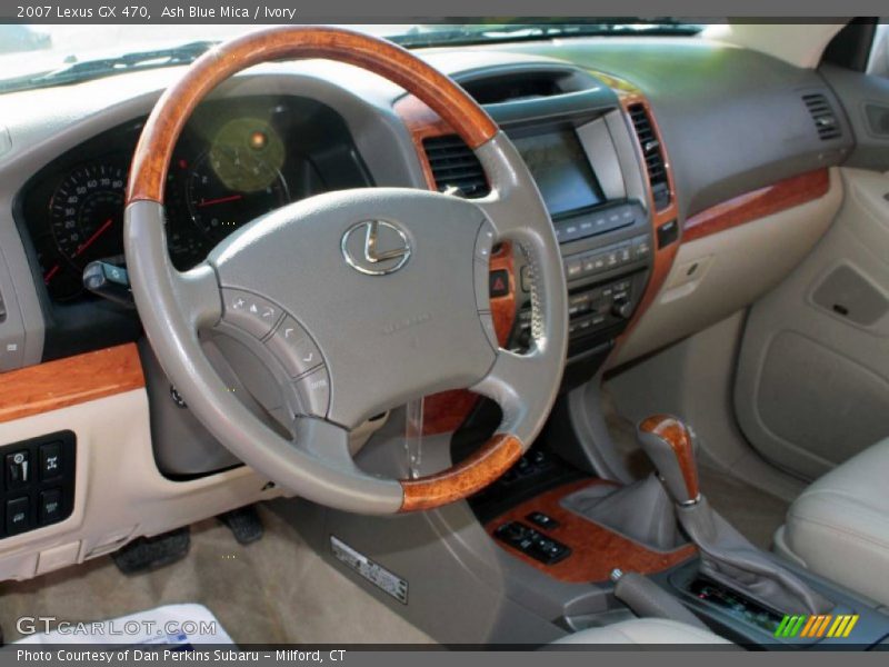Ash Blue Mica / Ivory 2007 Lexus GX 470