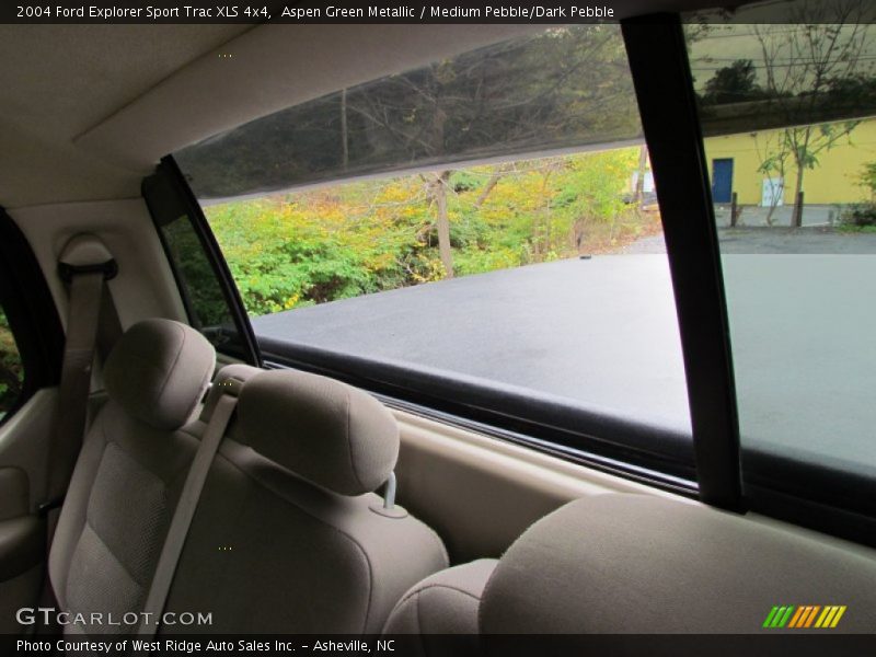 Aspen Green Metallic / Medium Pebble/Dark Pebble 2004 Ford Explorer Sport Trac XLS 4x4