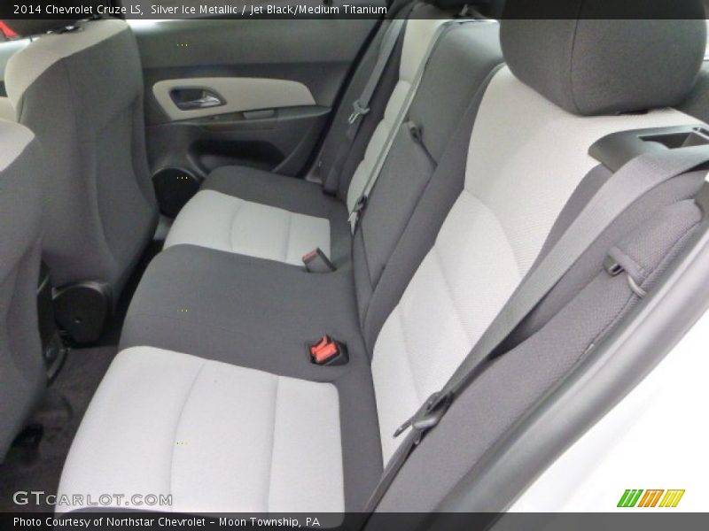 Silver Ice Metallic / Jet Black/Medium Titanium 2014 Chevrolet Cruze LS