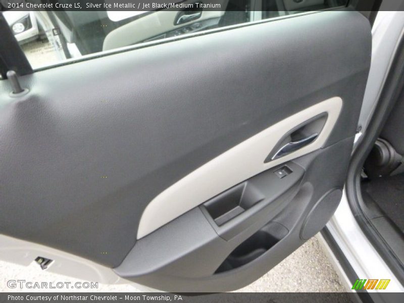 Silver Ice Metallic / Jet Black/Medium Titanium 2014 Chevrolet Cruze LS