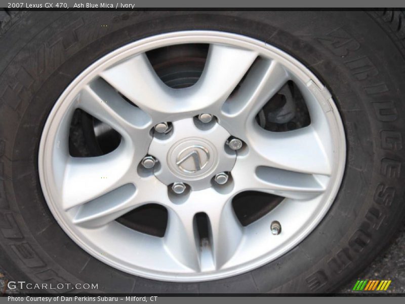 Ash Blue Mica / Ivory 2007 Lexus GX 470