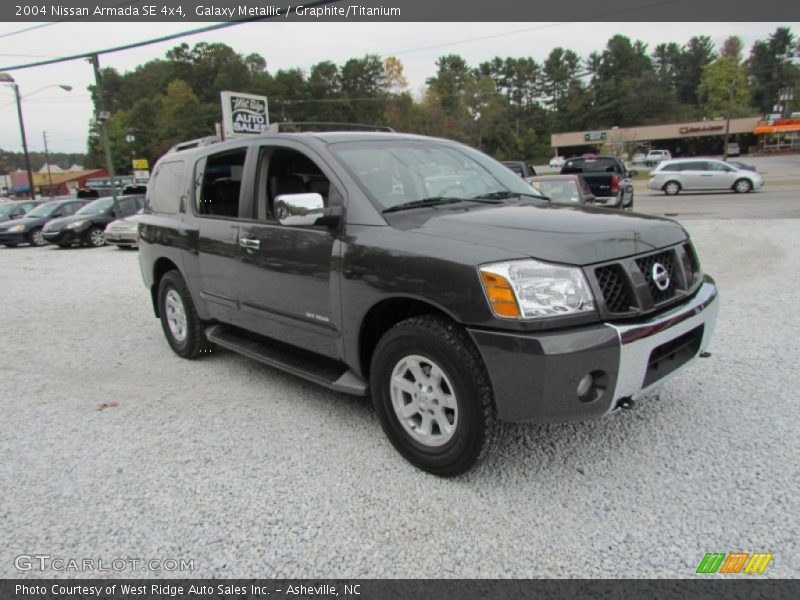 Galaxy Metallic / Graphite/Titanium 2004 Nissan Armada SE 4x4