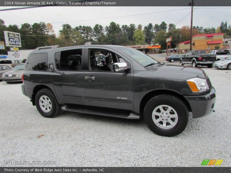 Galaxy Metallic / Graphite/Titanium 2004 Nissan Armada SE 4x4