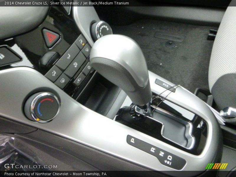 Silver Ice Metallic / Jet Black/Medium Titanium 2014 Chevrolet Cruze LS