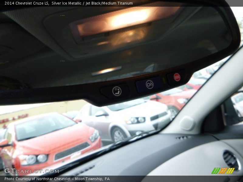 Silver Ice Metallic / Jet Black/Medium Titanium 2014 Chevrolet Cruze LS