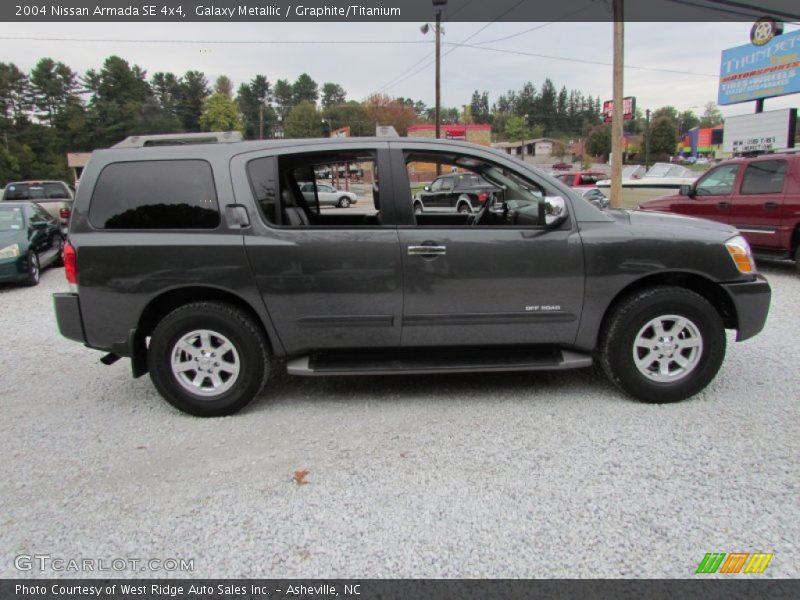 Galaxy Metallic / Graphite/Titanium 2004 Nissan Armada SE 4x4