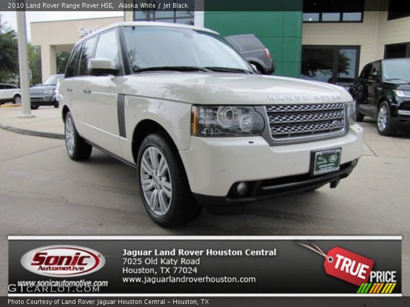 Alaska White / Jet Black 2010 Land Rover Range Rover HSE