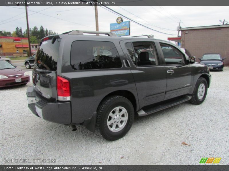Galaxy Metallic / Graphite/Titanium 2004 Nissan Armada SE 4x4