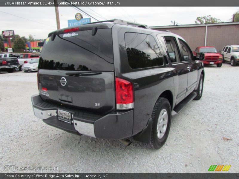 Galaxy Metallic / Graphite/Titanium 2004 Nissan Armada SE 4x4