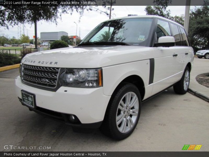 Alaska White / Jet Black 2010 Land Rover Range Rover HSE