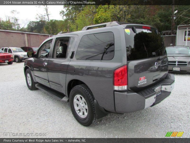 Galaxy Metallic / Graphite/Titanium 2004 Nissan Armada SE 4x4