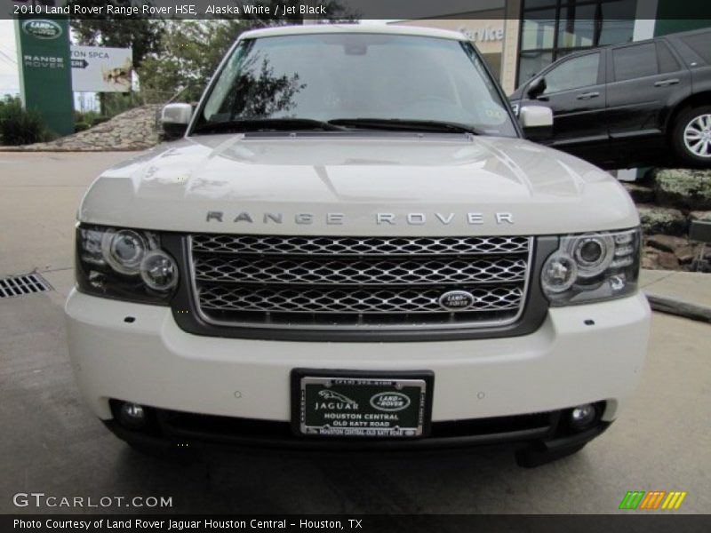 Alaska White / Jet Black 2010 Land Rover Range Rover HSE