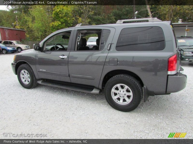 Galaxy Metallic / Graphite/Titanium 2004 Nissan Armada SE 4x4