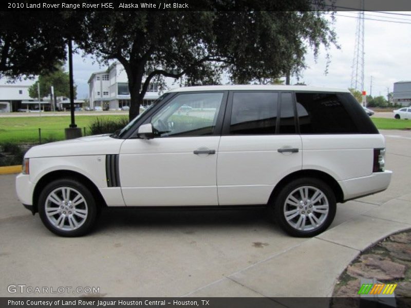 Alaska White / Jet Black 2010 Land Rover Range Rover HSE
