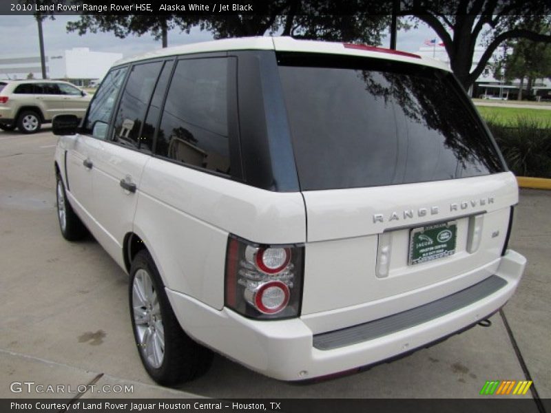 Alaska White / Jet Black 2010 Land Rover Range Rover HSE