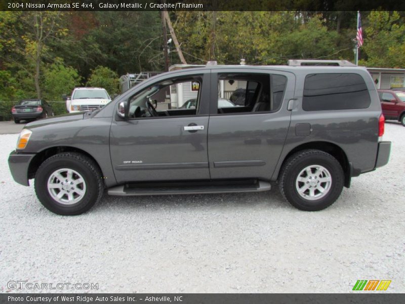 Galaxy Metallic / Graphite/Titanium 2004 Nissan Armada SE 4x4