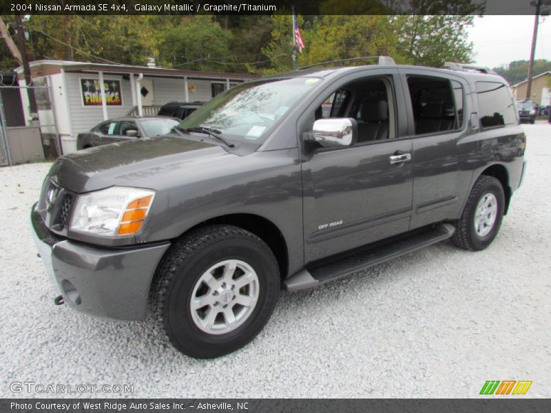 Galaxy Metallic / Graphite/Titanium 2004 Nissan Armada SE 4x4