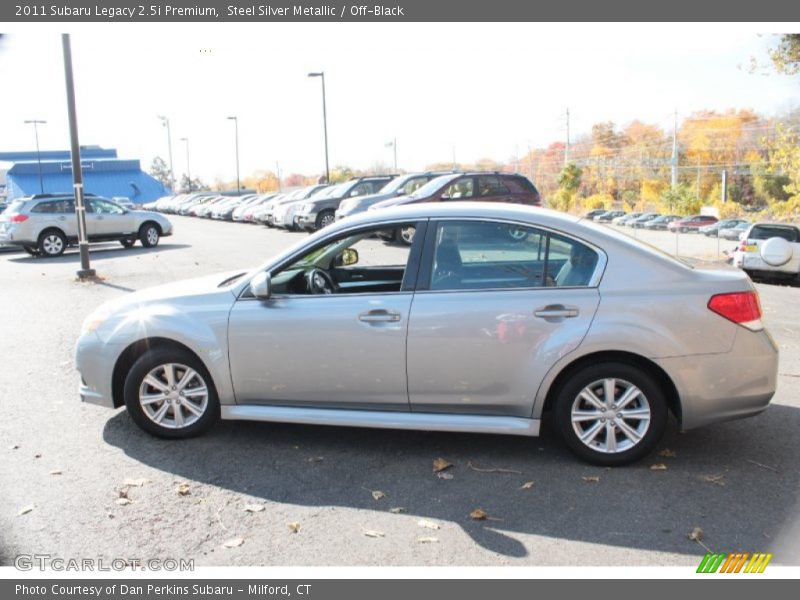 Steel Silver Metallic / Off-Black 2011 Subaru Legacy 2.5i Premium