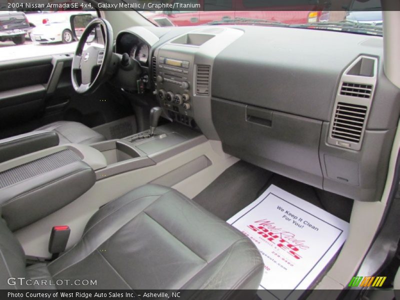 Galaxy Metallic / Graphite/Titanium 2004 Nissan Armada SE 4x4